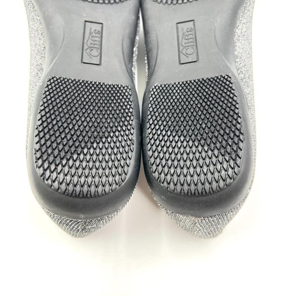Cliffs By White Mountain Womens Clara Pewter Silver Grey Ballet Flats Shoes 8M - Picture 12 of 14